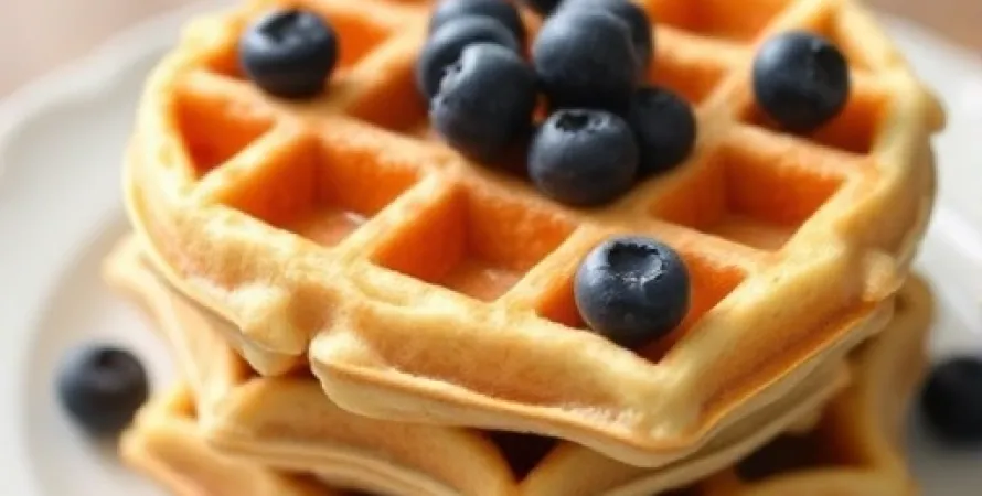 Gaufres aux bleuets