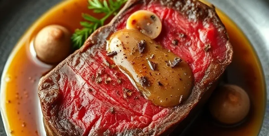 Filet de boeuf à la sauce de cognac