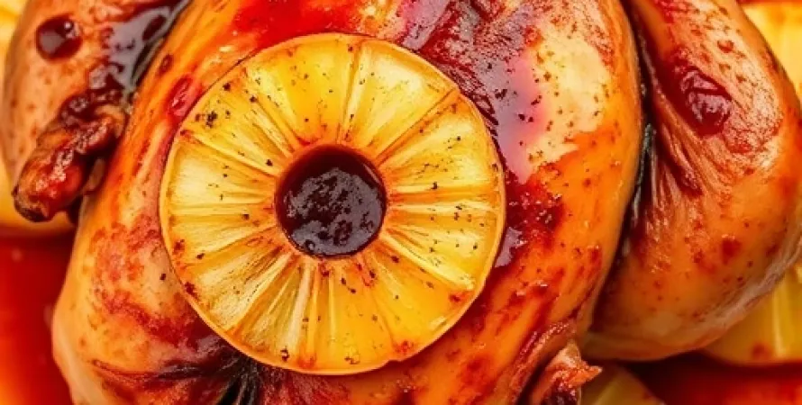 Poulet aux ananas