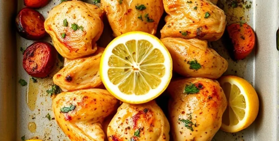 Brochettes de poulet au four