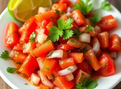 Salsa fresca aux tomates Roma