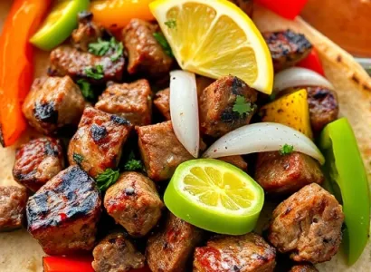 Fajitas de boeuf grillées
