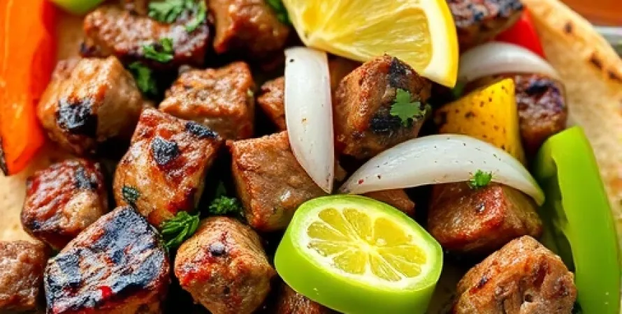 Fajitas de boeuf grillées