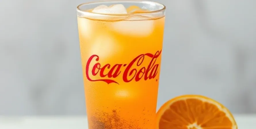 Boisson rafraîchissante à l'orange