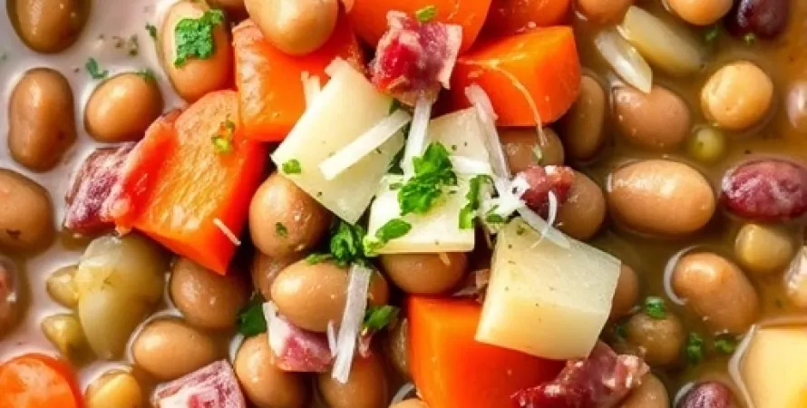Lentilles au jambon canadien