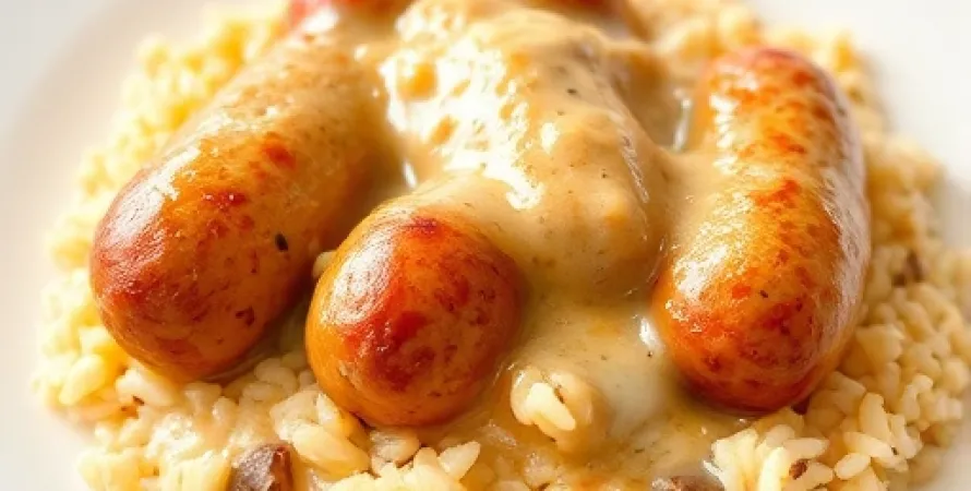 Casserole de saucisses de poulet