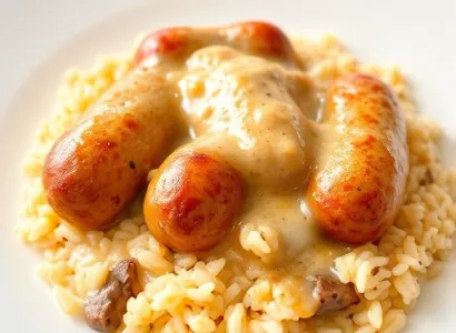 Casserole de saucisses de poulet