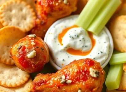 Dip au poulet et au fromage bleu