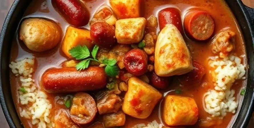 Gumbo aux Andouillettes
