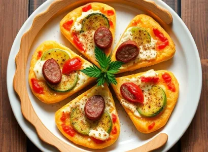 Quiches mexicaines aux poivrons cerises