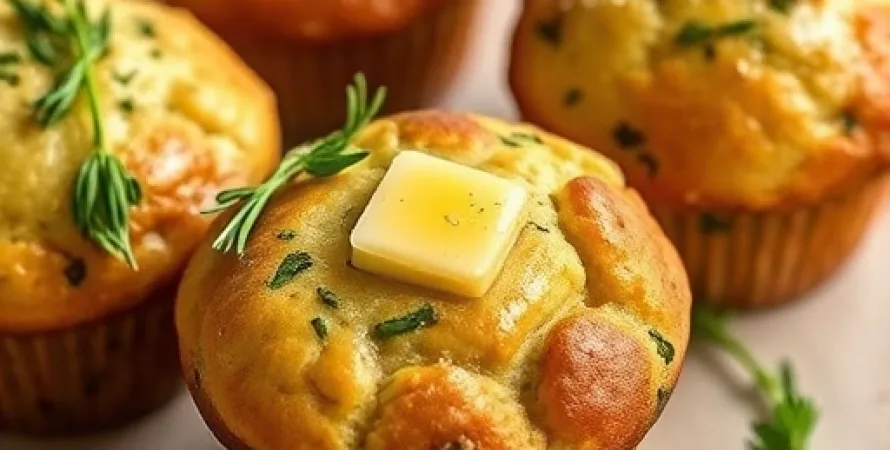 Muffins aux herbes