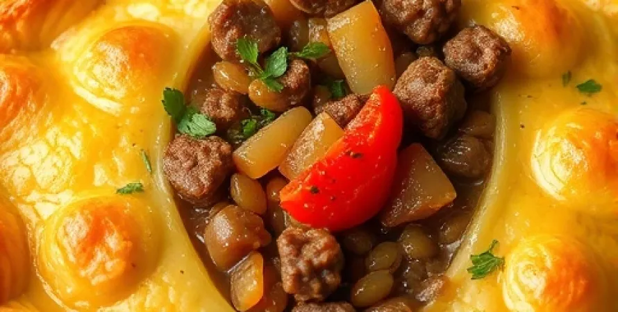 Tourte de boeuf au gruau