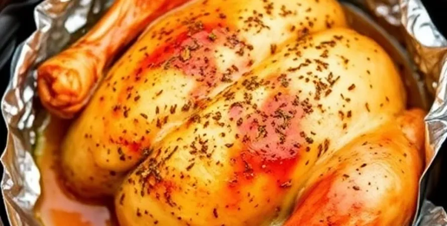 Poulet cuit à la perfection