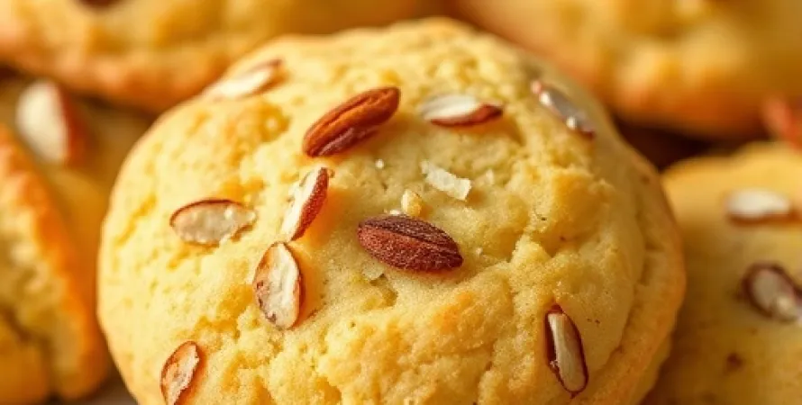 Biscuits à la noix de cocard aux amandes