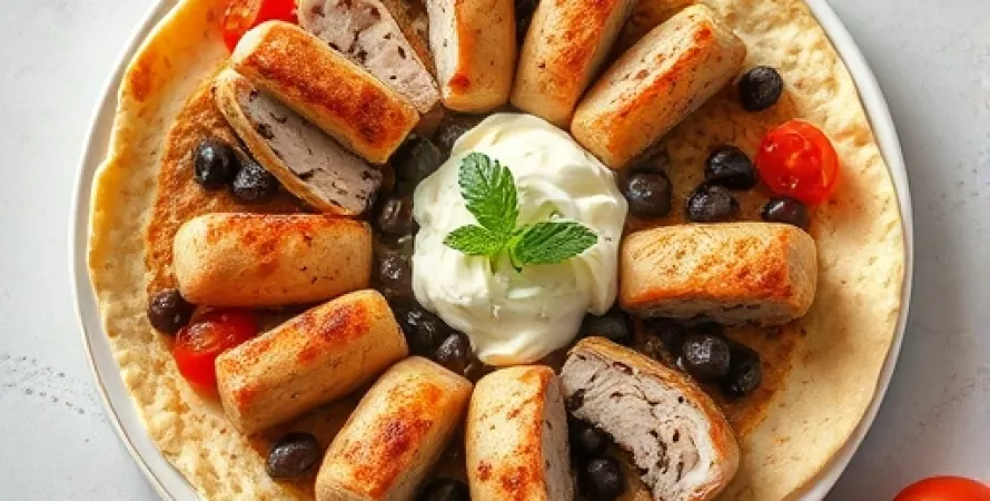 Rouleaux de poulet épicés