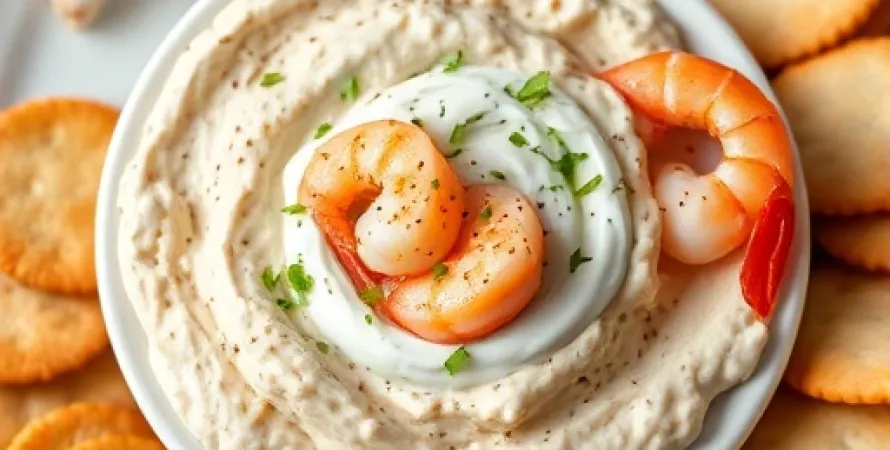 Dip de crevettes à l'ail