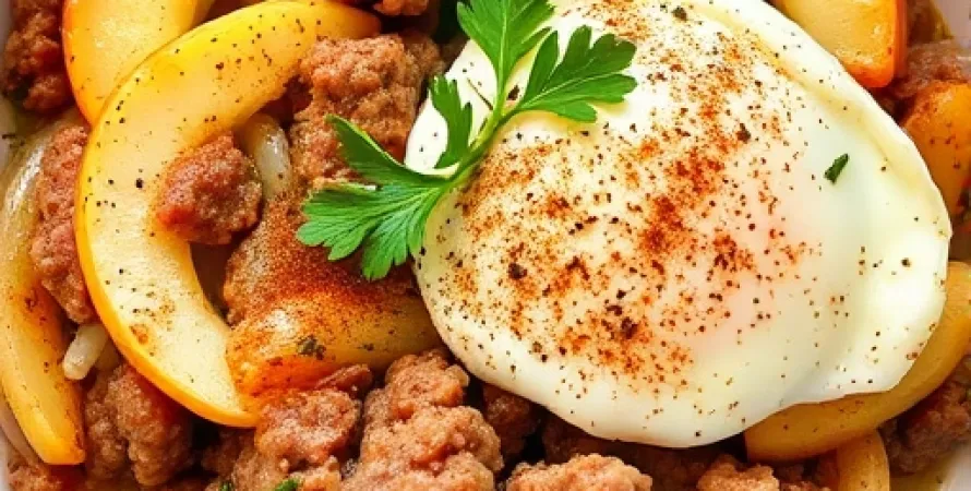 Viande hachée au pomme