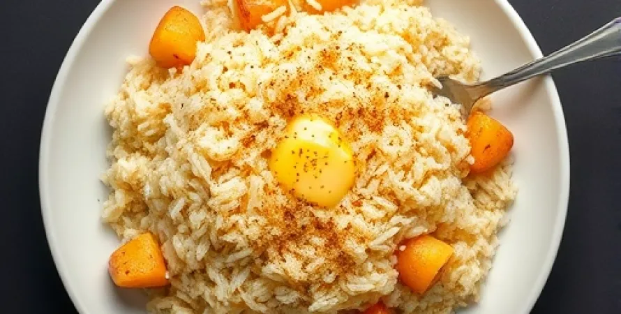 Riz Basmati avec Croûte de Pommes de Terre