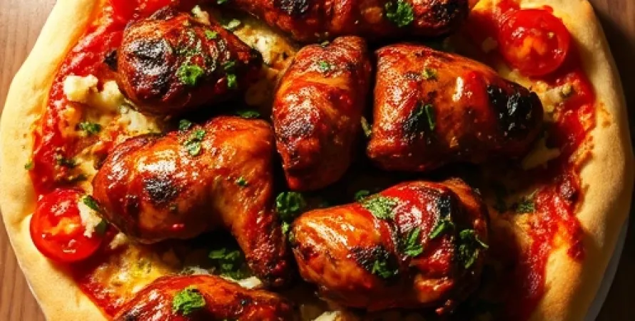 Pizza Poulet BBQ