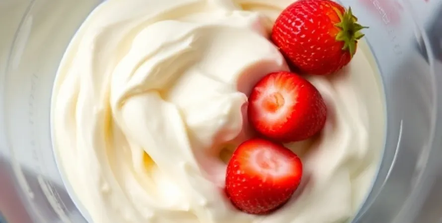Glace fraisyère