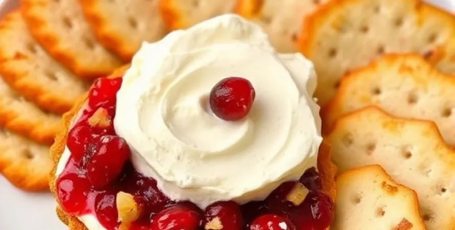 Tartine au cream cheese et cranberry