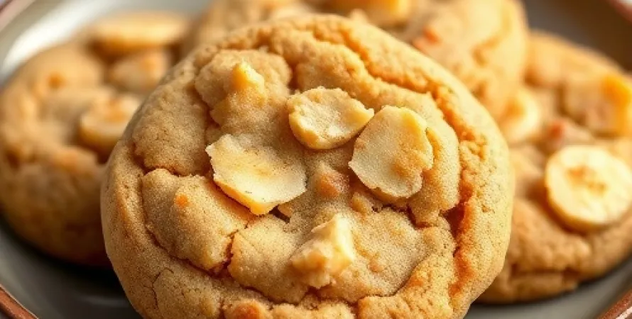 Cookies au beurre de cacahuète et banane