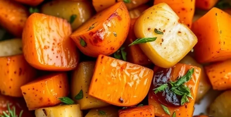 Mélange de yams et de pommes