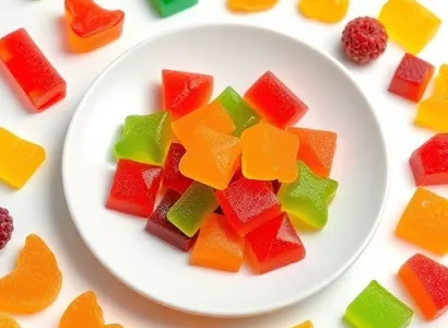 Gummies aux fruits sans sucre