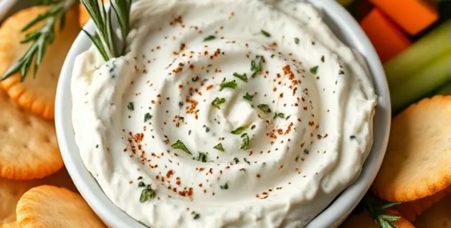 Dip au fromage bleu et romarin