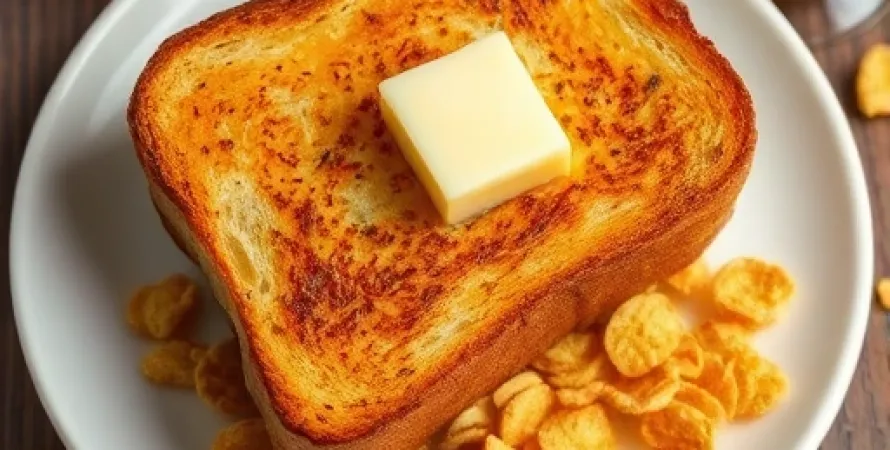 Toast aux abricots croustillants