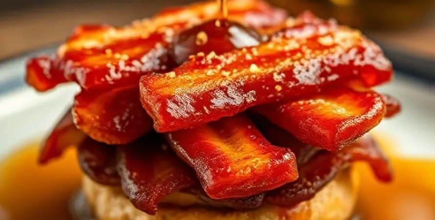 Lard caramelisé au whisky