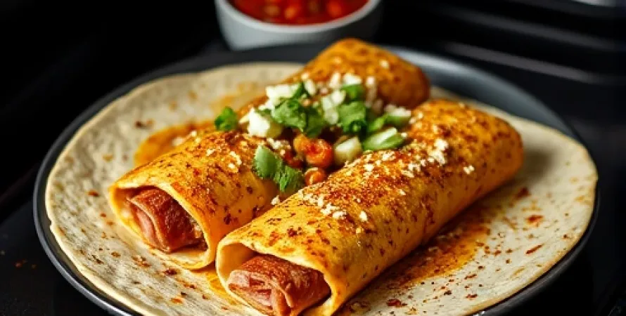 Chimichangas de Poulet Rôti