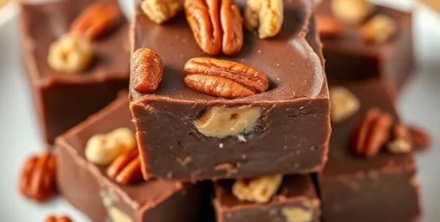 Fudge au chocolat et beurre de peanut