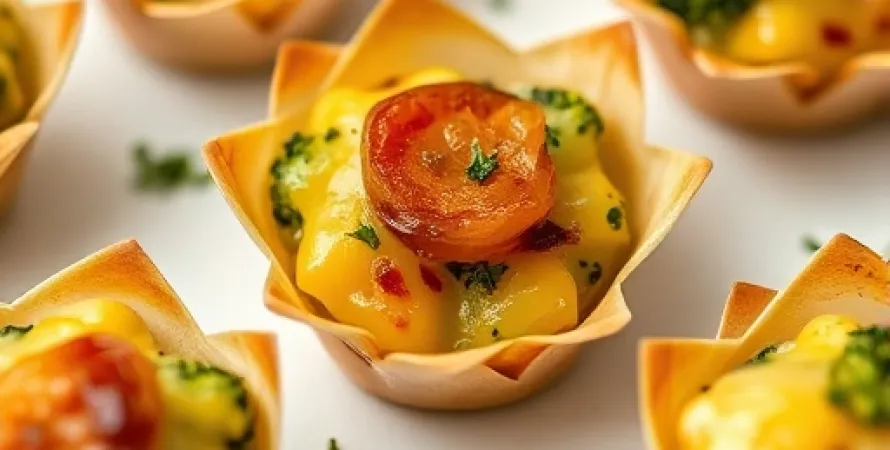 Tartes au broccoli et fromage