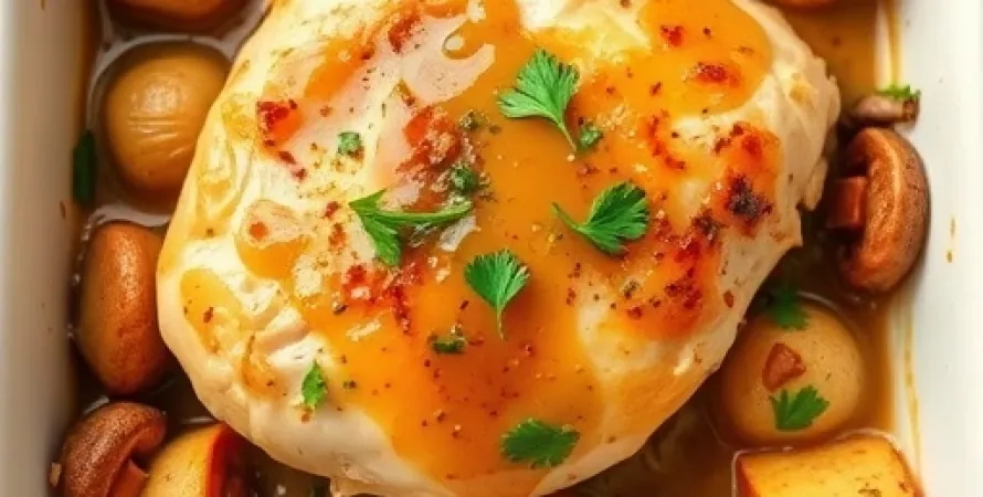 Casserole de poulet au printemps