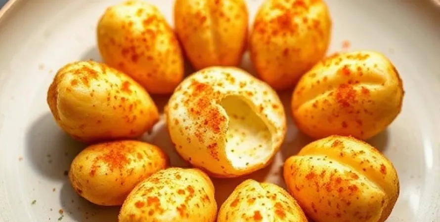 Bouchées de fromage de chèvre frit