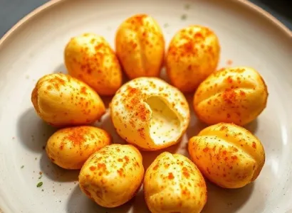 Bouchées de fromage de chèvre frit