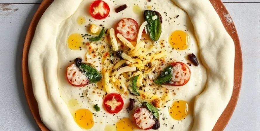 Pâte à pizza à levure lente