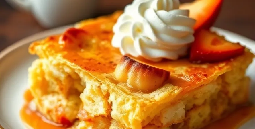 Casserole de pain perdu pour petit-déjeuner