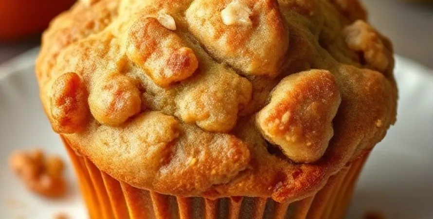 Muffins aux pommes et noix