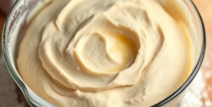 Pâte à levure à la crème fraîche