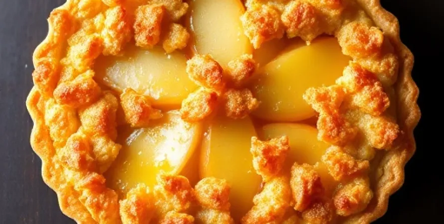 Tarte aux pommes croustillee