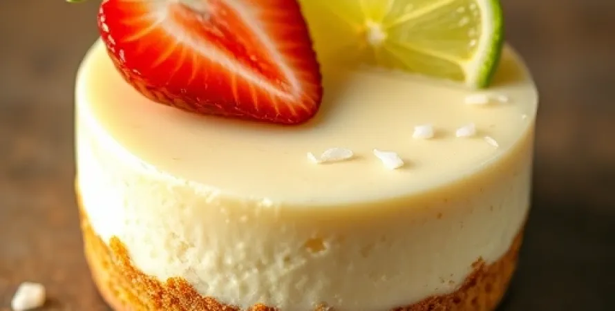 Tartes au citron vert et fromage à la crème