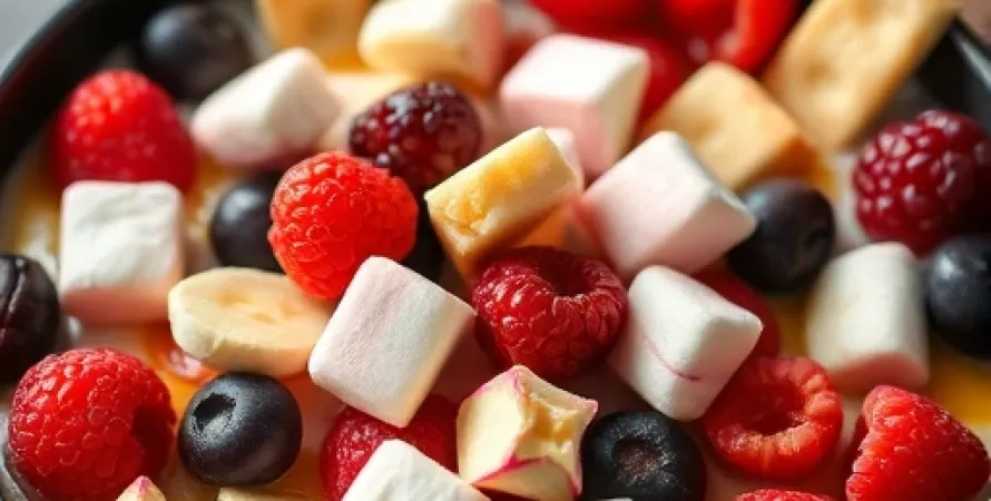 Fondue de fruits de bois