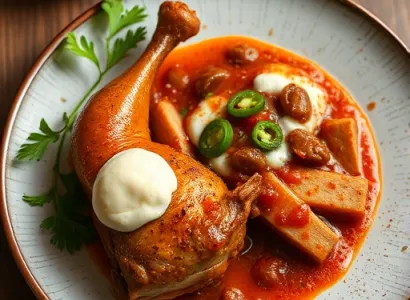 Poulet au fromage et salsa