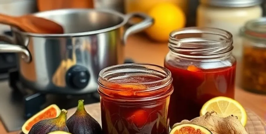Confiture de Figs au Gingembre