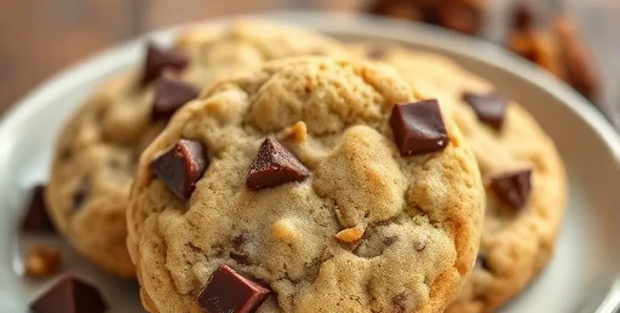 Cookies aux morceaux de chocolat