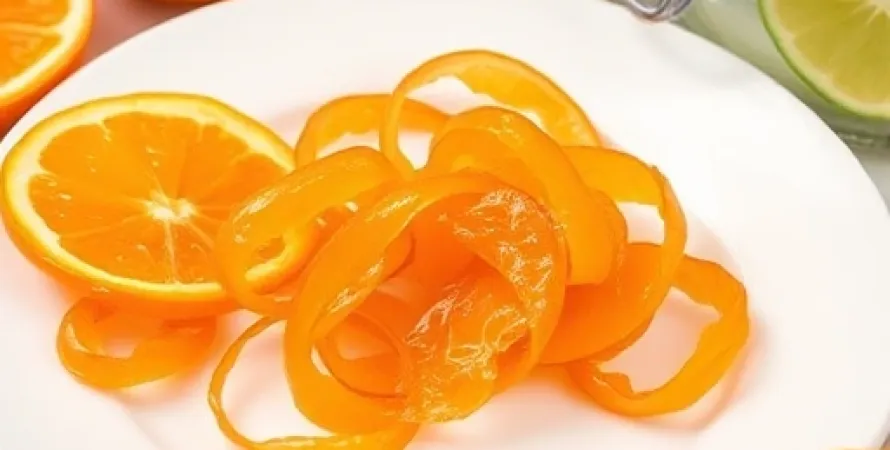 Peau d'agrumes candis