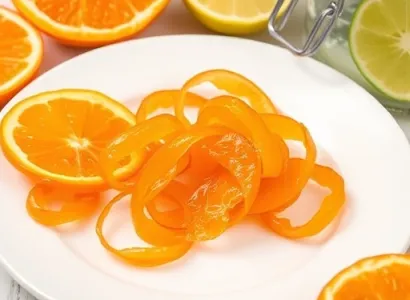 Peau d'agrumes candis