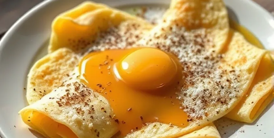 Crêpes au citrouille épicées
